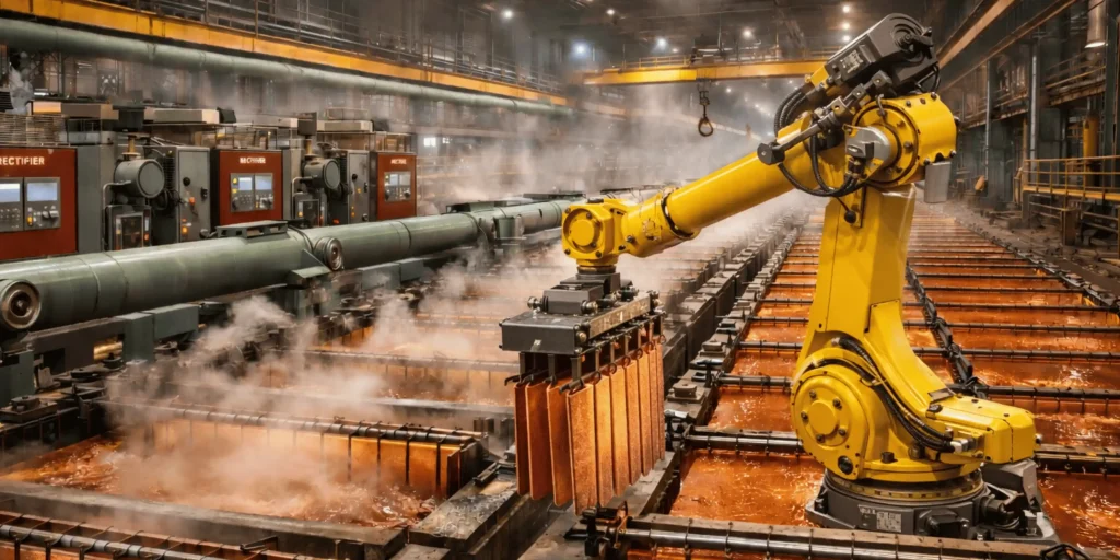 proceso de electro-obtención en minería