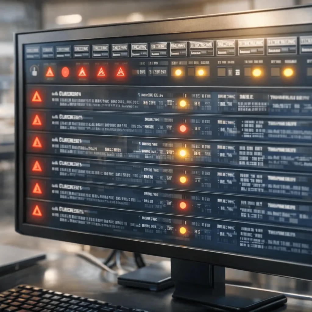 sistema de control obsoleto